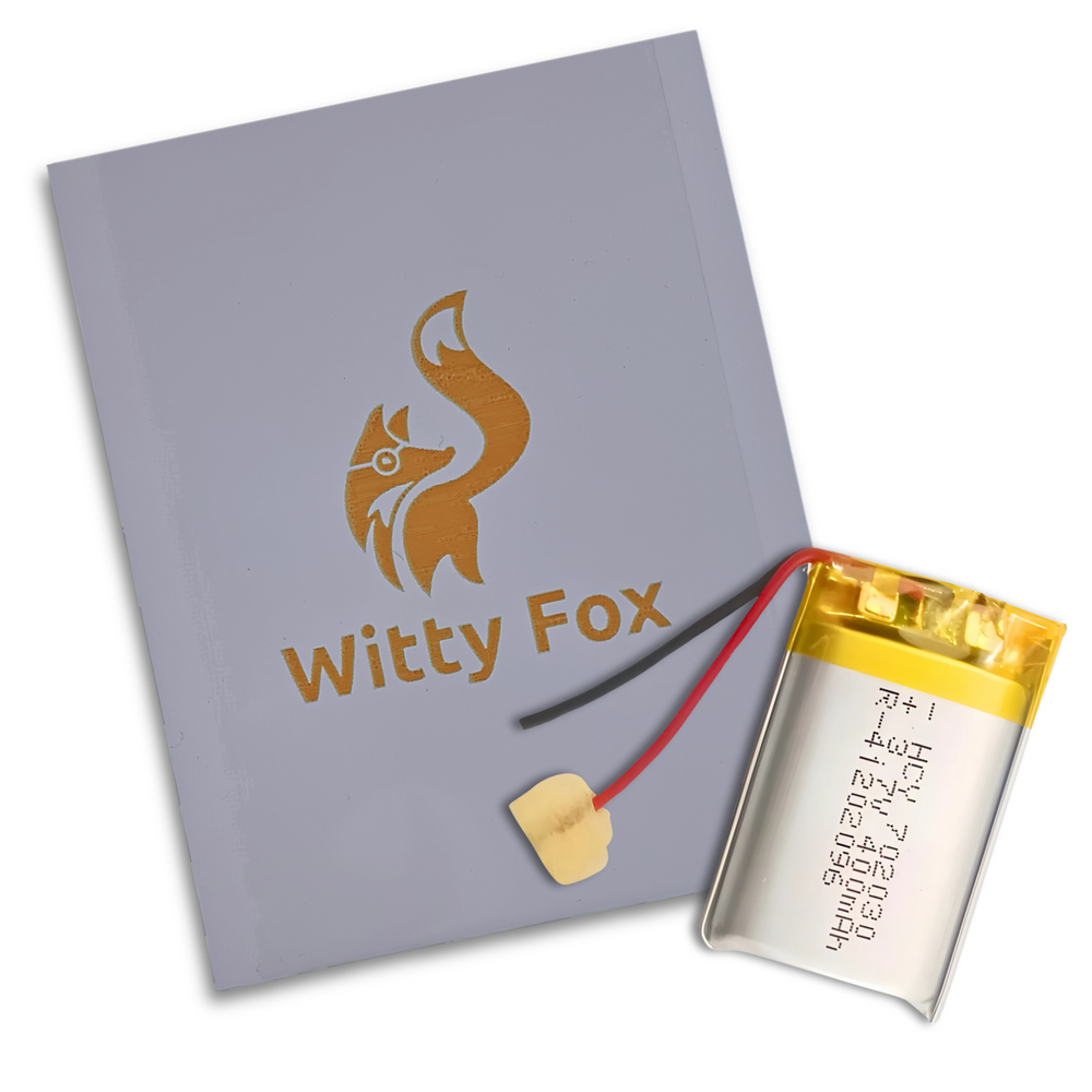 Witty Fox 400mAh Rechargeable 3.7v LiPo Battery -Drone Battery -Robocraze