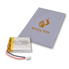 Witty Fox 1000mAh Rechargeable 3.7v LiPo Battery -Drone Battery -Robocraze