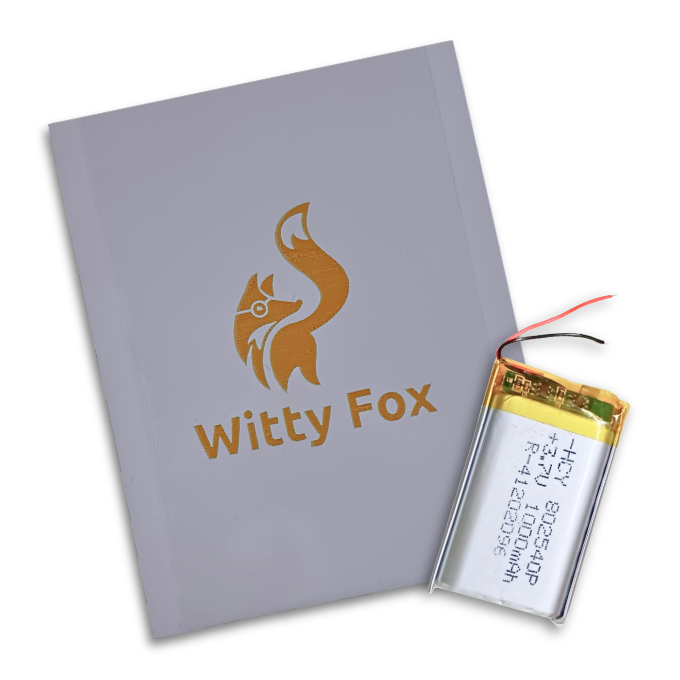 Witty Fox 1000mAh Rechargeable 3.7v Lithium Polymer Battery -Drone Battery -Robocraze