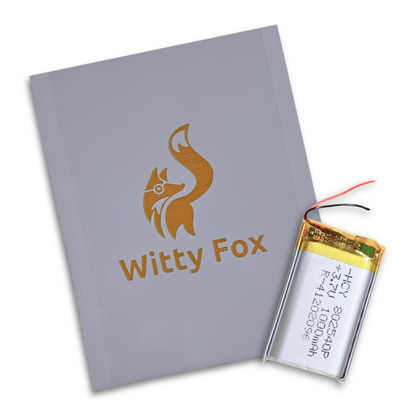 Witty Fox 1000mAh Rechargeable 3.7v Lithium Polymer Battery -Drone Battery -Robocraze