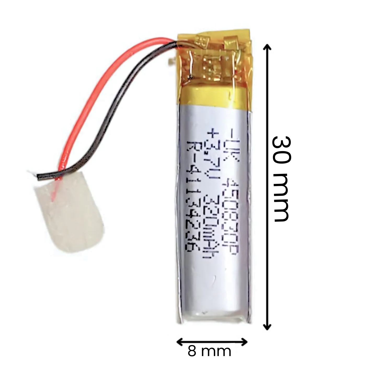Witty Fox 320mah Rechargeable 3.7v LiPo Battery -Lithium Polymer Battery for Drone -Robocraze