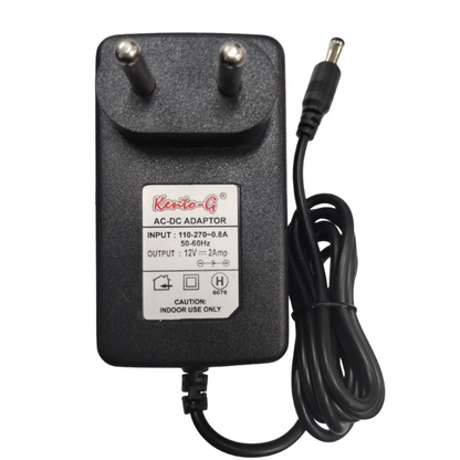 12 Volt 2 Amp Power Adapter AC to DC - Robocraze