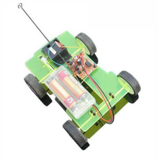 DIY Mini Battery Powered 4 Wheel Drive Car-Robocraze