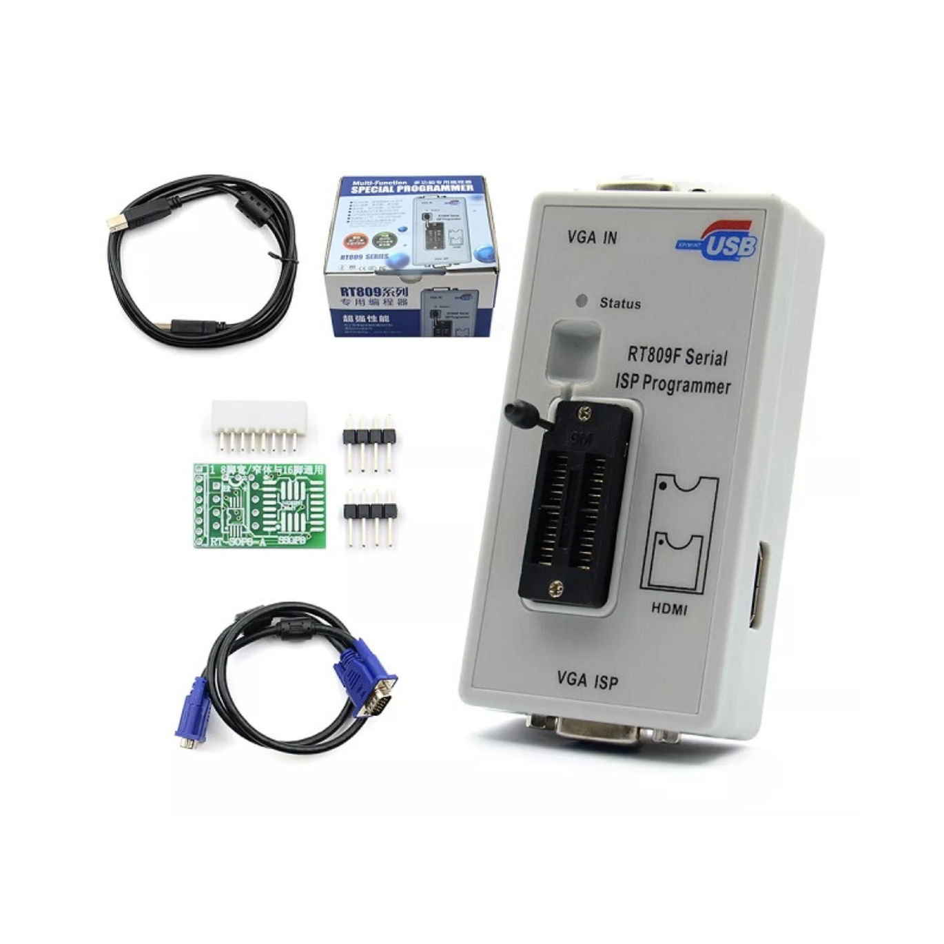 RT809F Serial ISP Programmer Standard Configuration with Repair Tool-picture-11