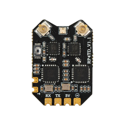 RadioMaster RP4TD ExpressLRS 2.4GHz Diversity Nano Receiver Board for Drone With Dual Antennas - Robocraze