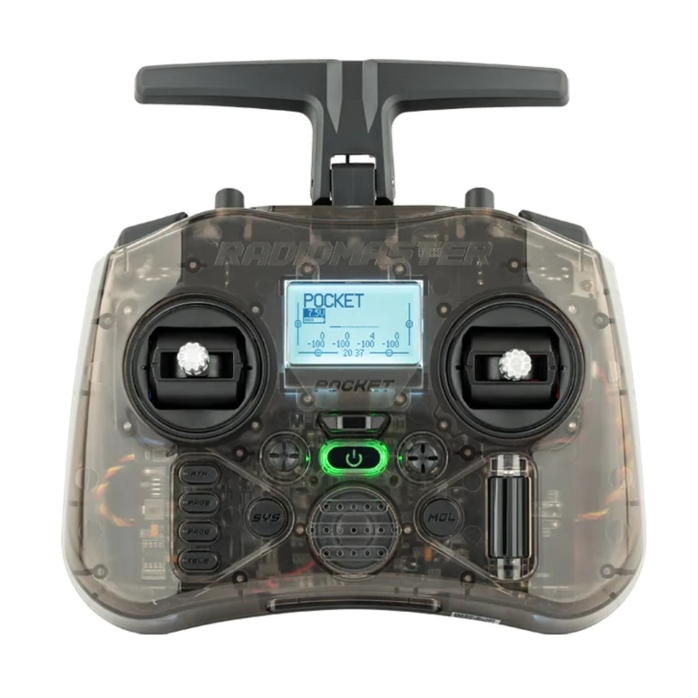 RadioMaster Pocket ELRS Radio Controller – Charcoal Grey -Drone Parts -Remotes -Robocraze