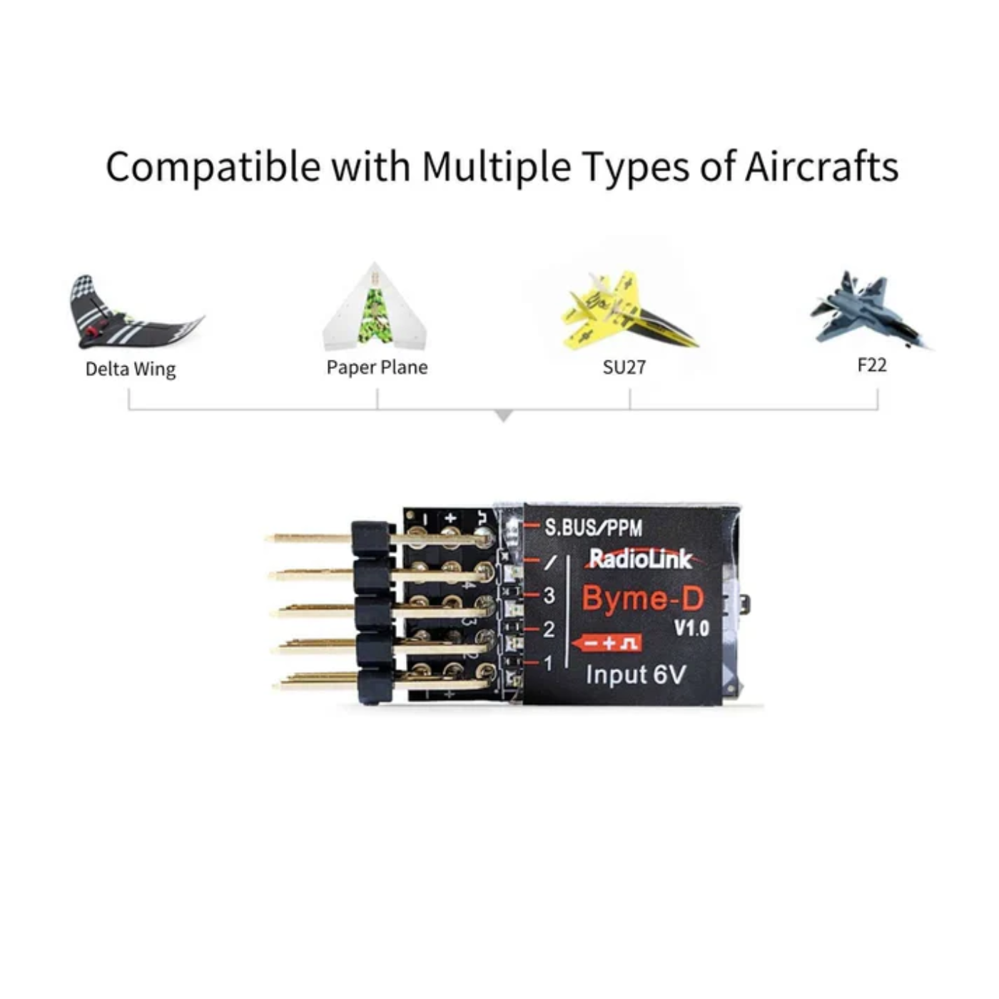 Radiolink Byme-D 3CH Flight Controller with Gyroscope and Acceleration Sensor