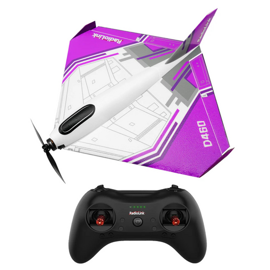 Radiolink D460 RC Airplane RTF – Byme-DB Gyro, Brushless, T8S Transmitter