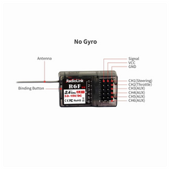 Radiolink R6F 2.4 GHz, 6 Channel RC Receiver