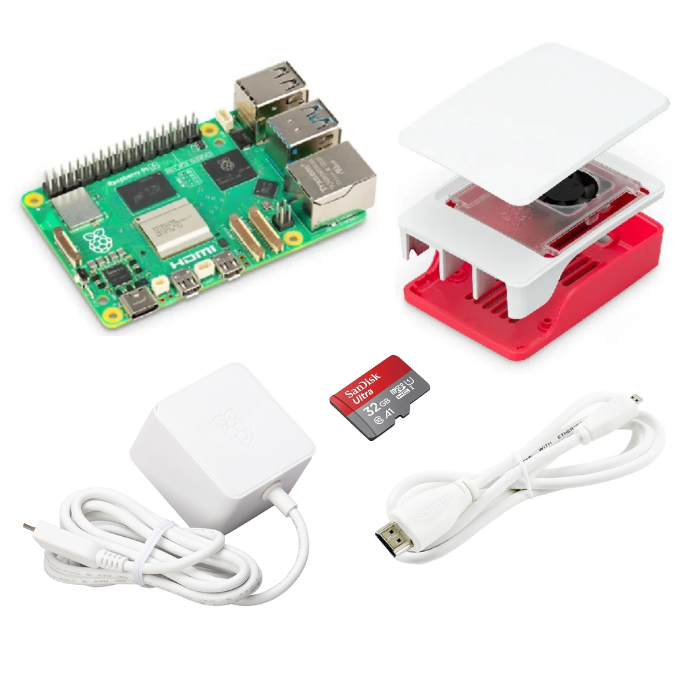 Official Raspberry Pi 5 8GB Starter Kit for Beginners - Robocraze