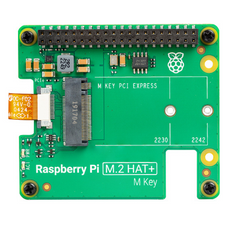 Official Raspberry Pi M.2 HAT+ – Enables M.2 SSD compatibility for enhanced storage -Robocraze