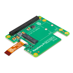 Official Raspberry Pi M.2 HAT+ – Enables M.2 SSD compatibility for enhanced storage -Robocraze