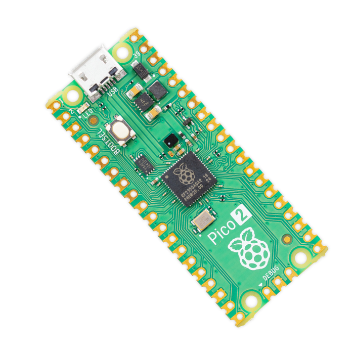 Official Raspberry Pi Pico 2 – Efficient Raspberry Pi Board for embedded systems and electronics projects. -Robocraze