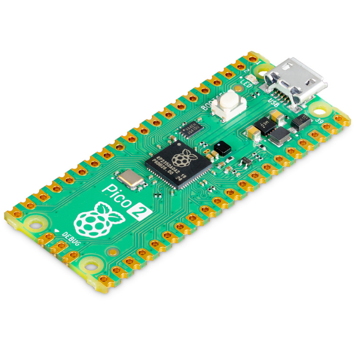 Official Raspberry Pi Pico 2 – Efficient Raspberry Pi Board for embedded systems and electronics projects. -Robocraze