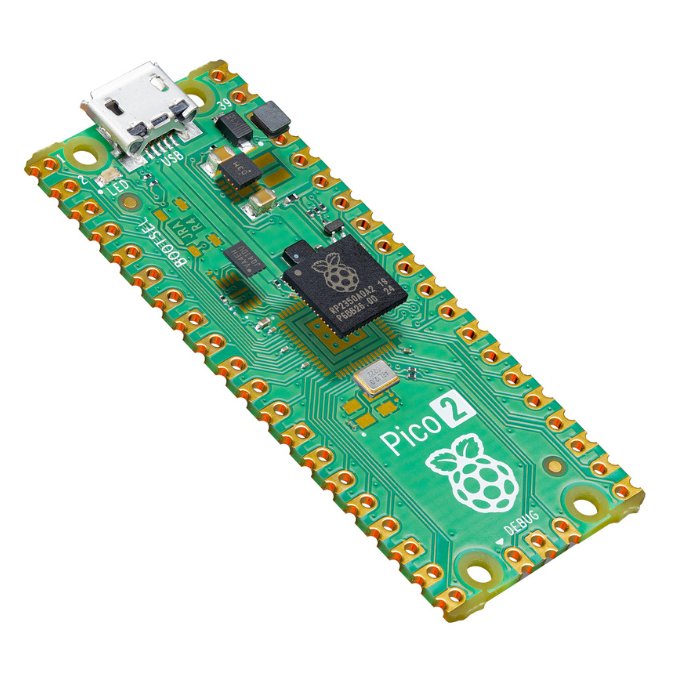 Official Raspberry Pi Pico 2 – Efficient Raspberry Pi Board for embedded systems and electronics projects. -Robocraze