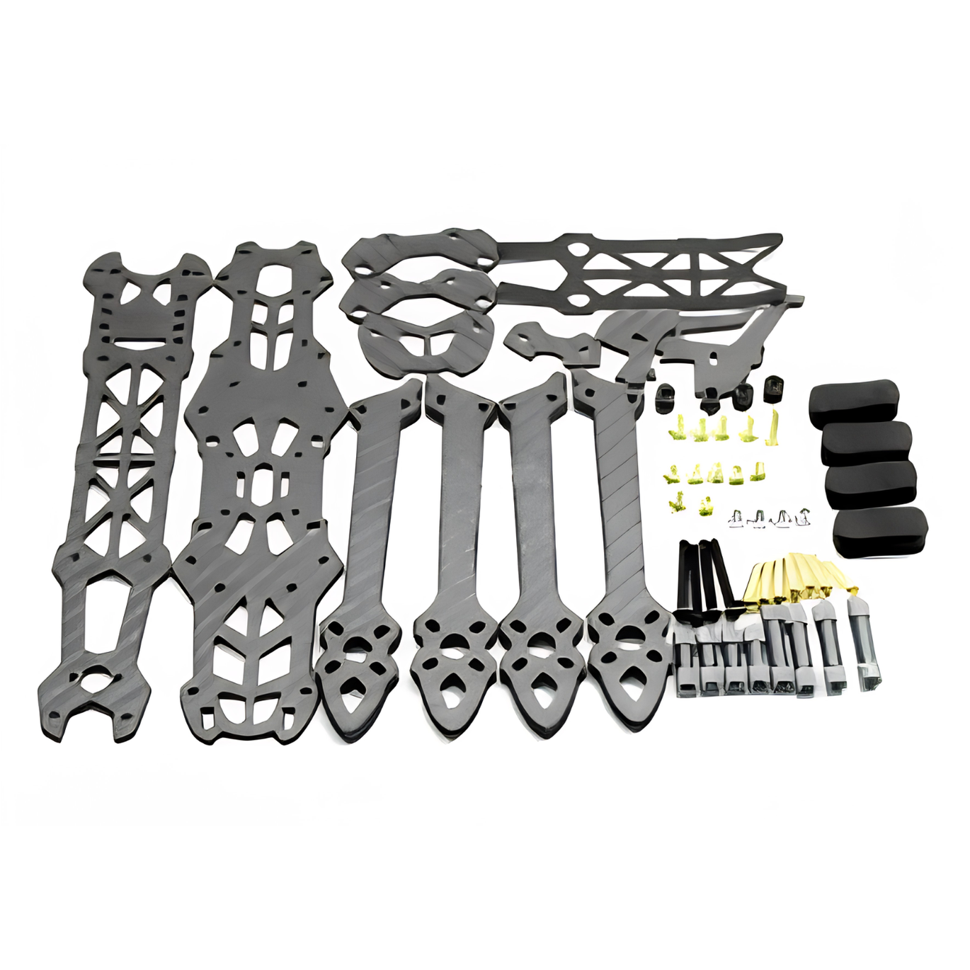 Mark4 5 Inch 225mm Carbon Fiber FPV Racing Drone Freestyle Frame Kit-image-29