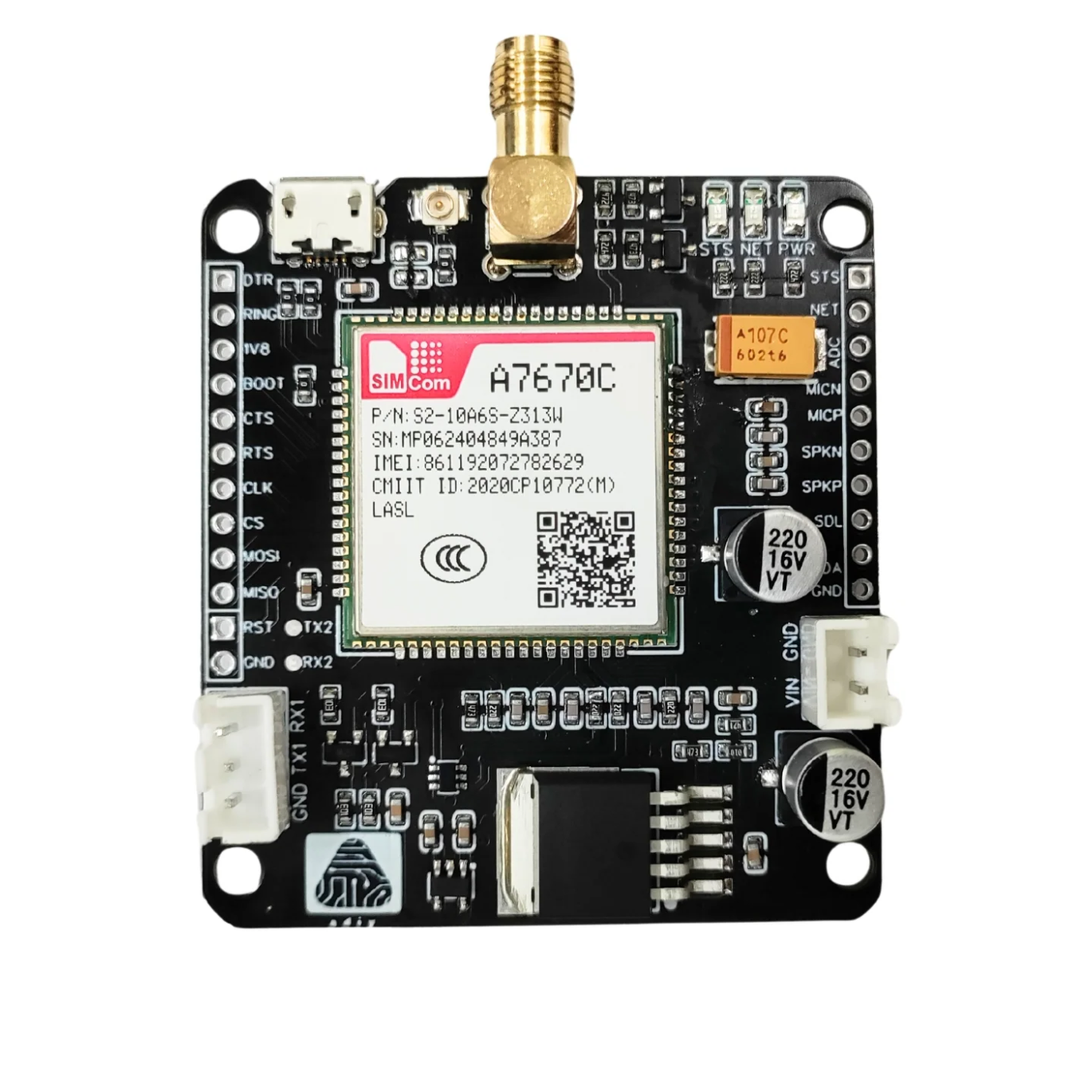 SIMA7670C 4G LTE GSM Development Board (LM39302) V1.1-picture-12