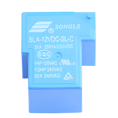 SLA 12VDC 6 Pin 30A SPDT High Power Relay Through Hole - Robocraze