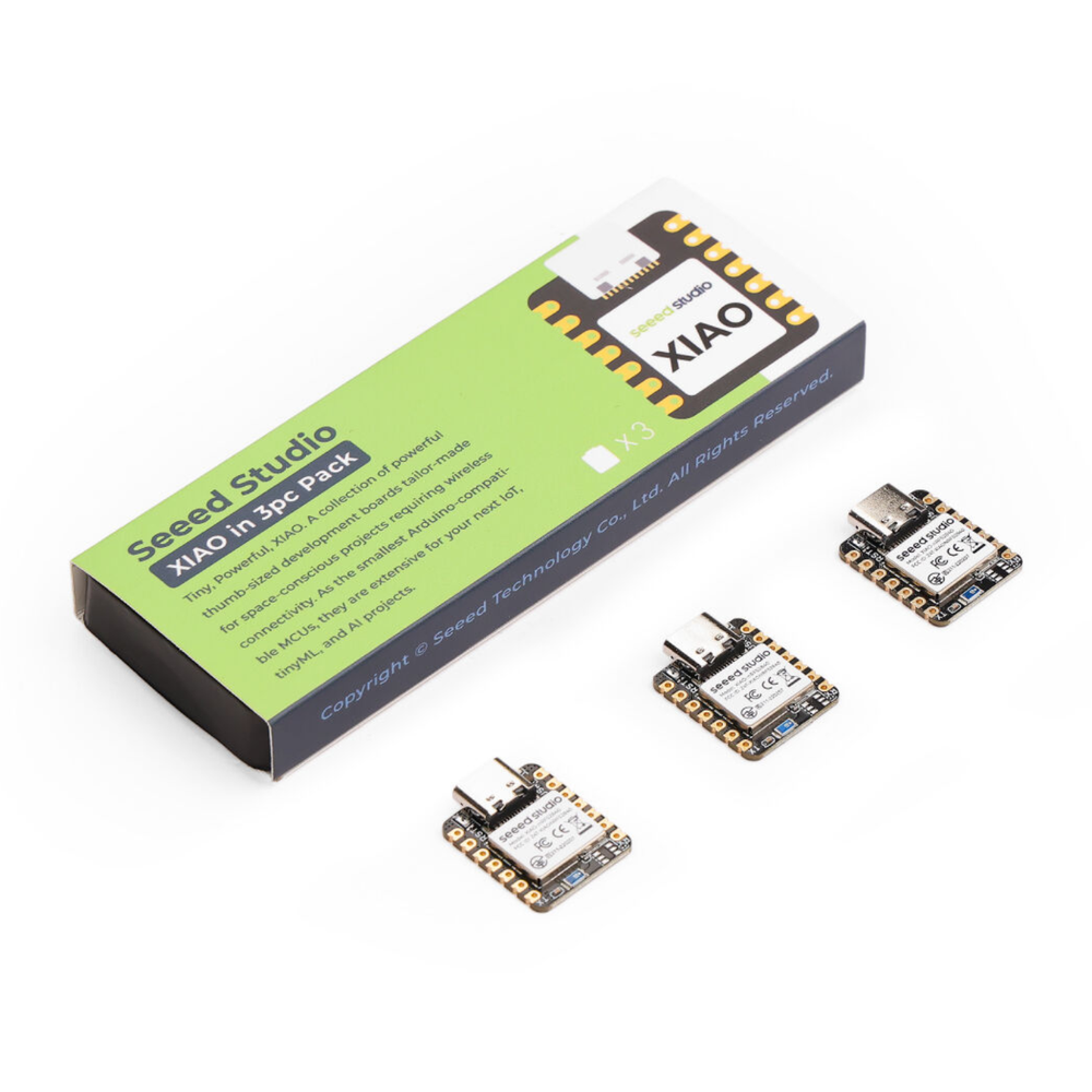 Seeed Studio XIAO nRF52840 Sense Board – 3 Pack -XIAO Series -XIAO Boards -Robocraze