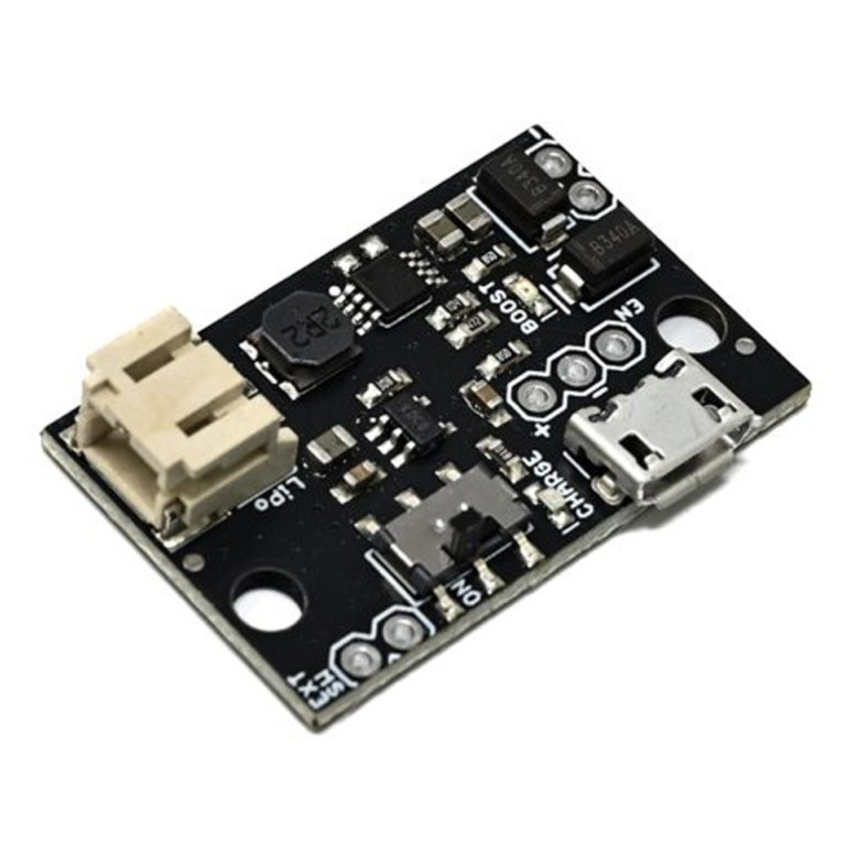 SmartElex 5V 1A LiPo Charger Booster Module -Batteries & Power Supply -Buck/Boost -Robocraze