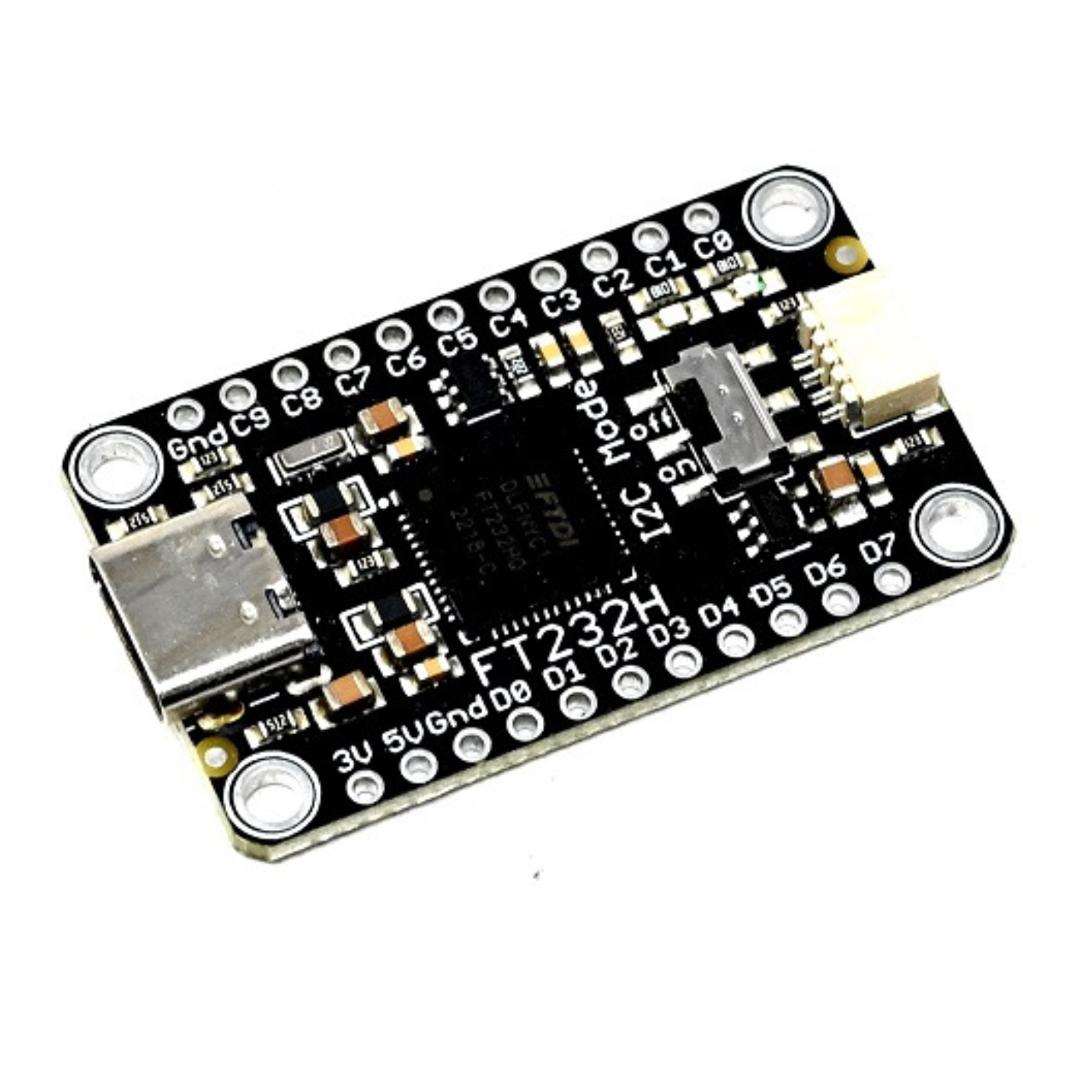 SmartElex FT232H Breakout Board Converts USB to GPIO, SPI, I2C, UART & JTAG -Robocraze