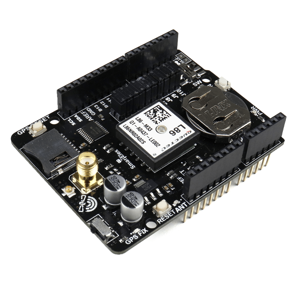 SmartElex GPS Data Logger Shield for Arduino Boards -Compatible With Arduino -Boards Compatible with Arduino -Robocraze