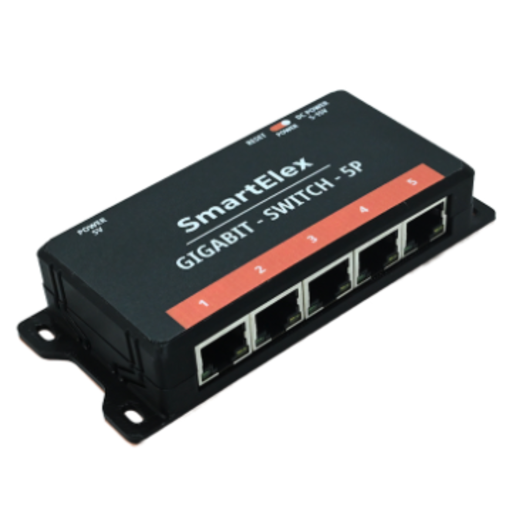 SmartElex Industrial 5P Gigabit Ethernet Switch Full-Duplex 10/100/1000M-image-45