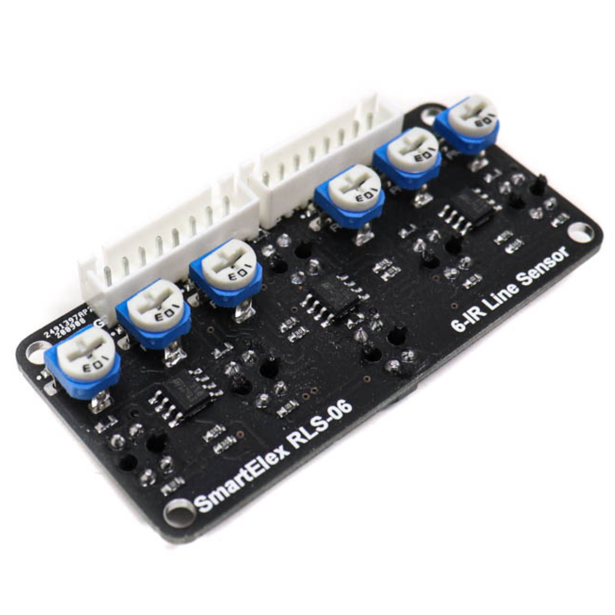 SmartElex RLS-06 Analog & Digital 6 IR Line Sensor Array with Potentiometer -Sensors -IR Proximity/Motion Sensors -Robocraze
