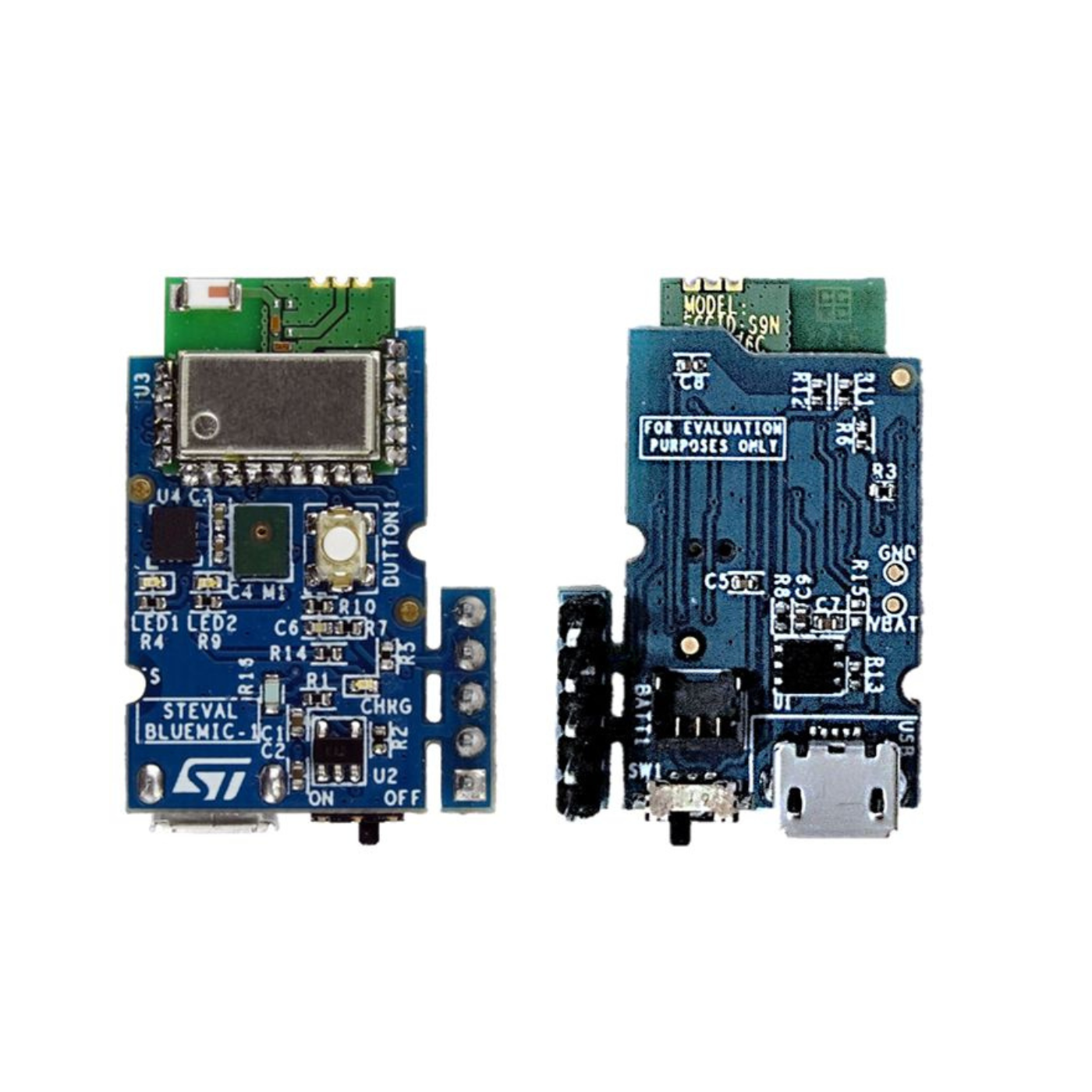 Steval Bluemic 1 Evaluation Board - Steval Bluemic 1 Bluetooth Evaluation Board for IoT & audio projects. -Robocraze