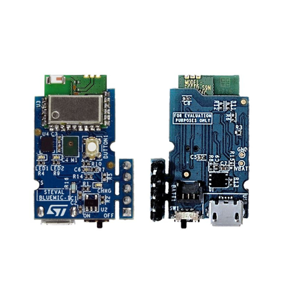 Steval Bluemic 1 Evaluation Board - Steval Bluemic 1 Bluetooth Evaluation Board for IoT & audio projects. -Robocraze