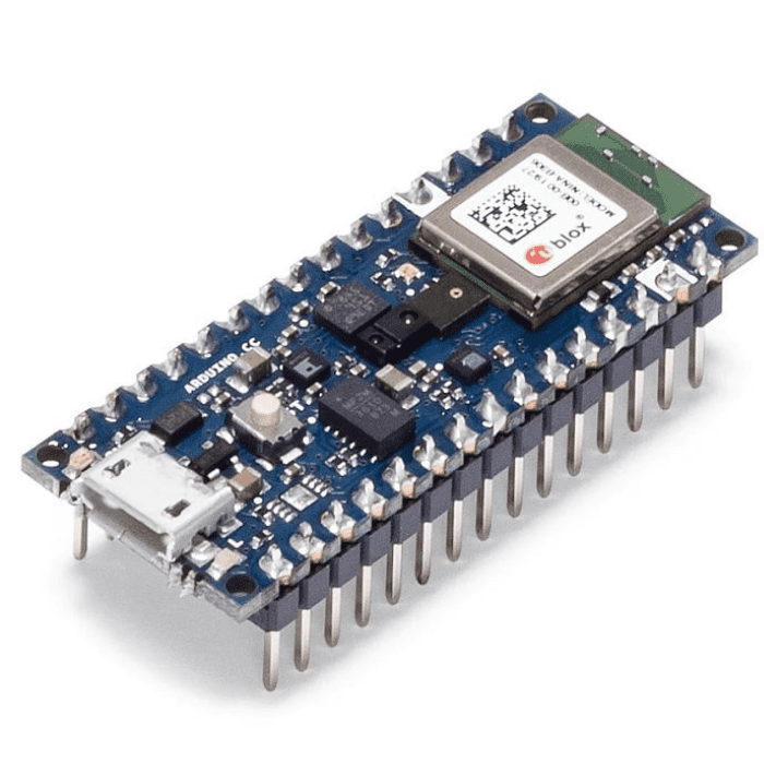 Arduino Nano BLE Sense Rev2 (With Headers) – AI-powered board with Bluetooth -Original Arduino Board -Robocraze