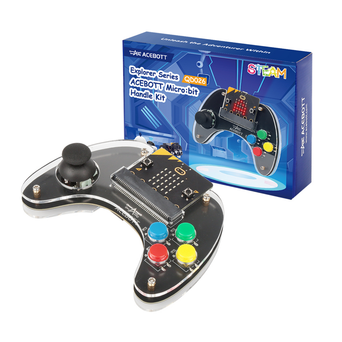 ACEBOTT QD026 Micro:bit Handle Kit Wireless Controller (without Micro:bit)-image-34