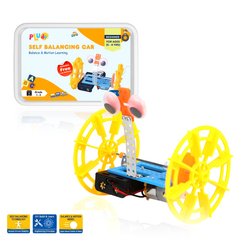 Pludo Self Balancing Car – Balance & Motion Learning DIY Kit for Kids Ages 5–8 | Grade 1-3 - DIY Car Kit - Robocraze