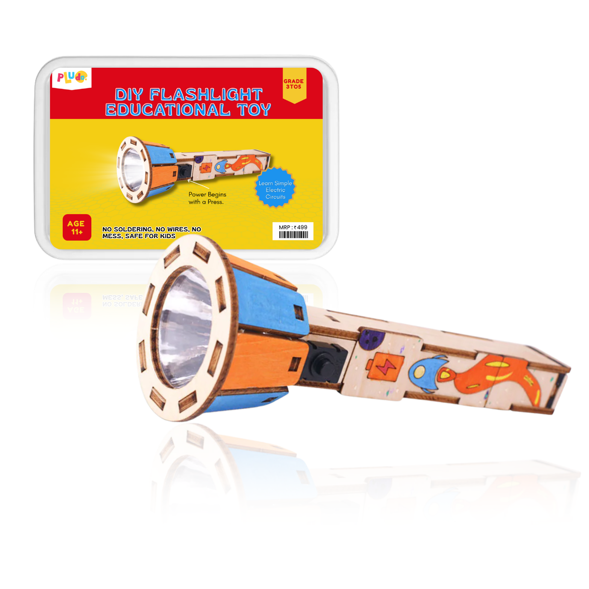 Pludo DIY Flashlight Educational Toy 