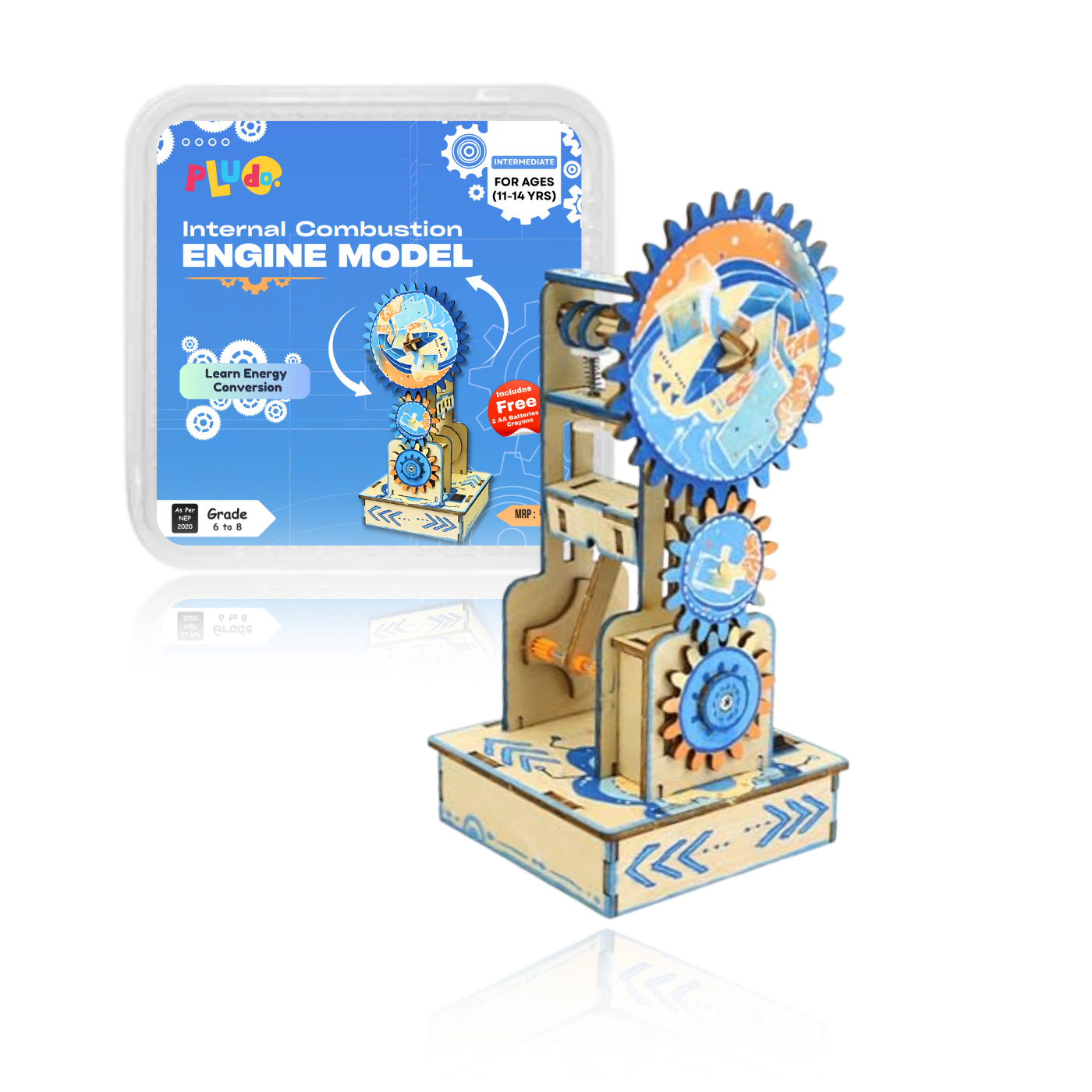 Pludo Internal Combustion Engine Model Educational Toy