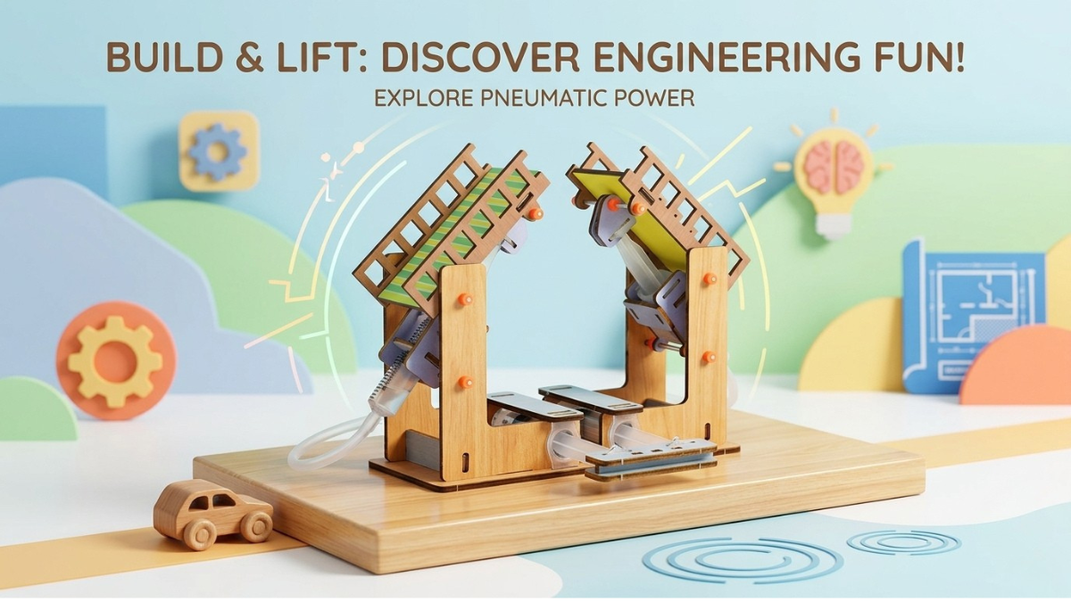 Pludo Hydraulic Movable Bridge STEM Kit – DIY Kids Learning Toy for Ages 11–14 | Grade 6–8 Hands-on Science Project-picture-14
