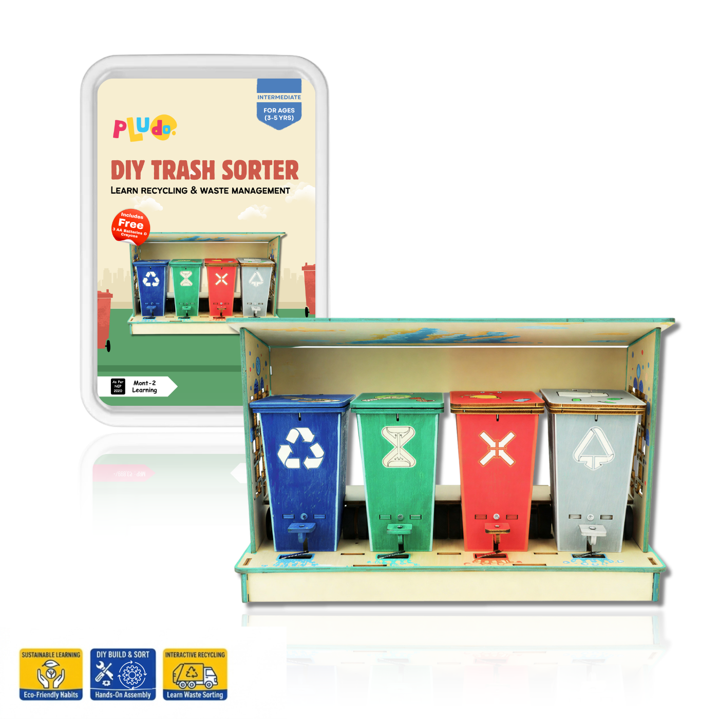 Pludo DIY Trash Sorter STEM Kit