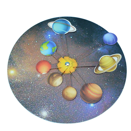 Pludo Spin &amp; Orbit STEM Kit - DIY Science Toy for Kids 8-11 | Grade 3-5 Solar System Activity Model - DIY Kit -Pludo Education Kit -Robocraze