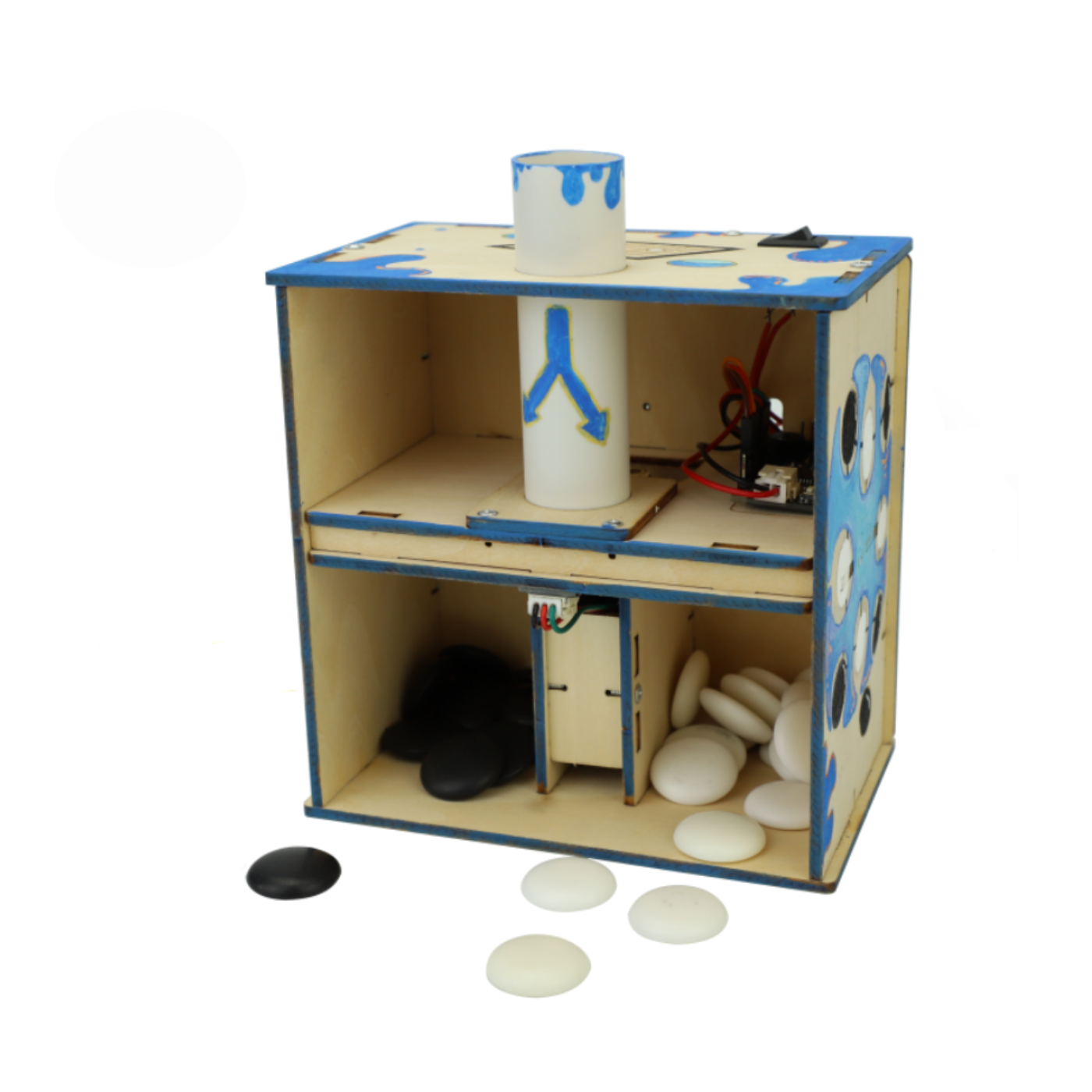 Pludo DIY Kids Learning Toy – Light Sensing Auto Sorter STEM Kit for Ages 8–11 (Grade 3–5) - DIY Kit -Pludo Education Kit -Robocraze