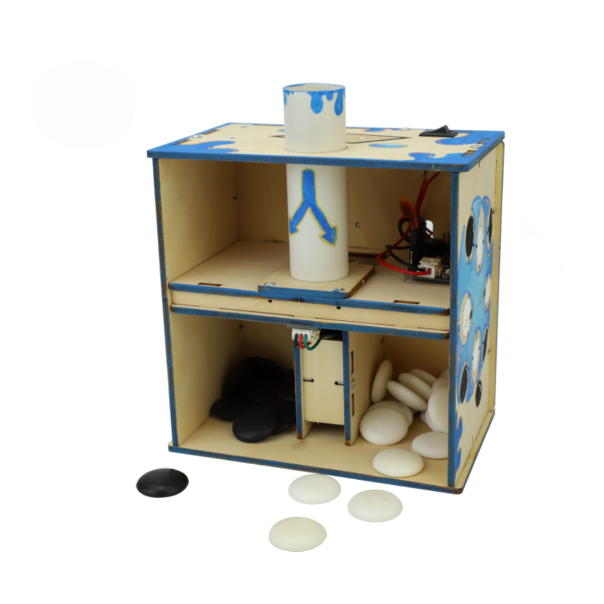 Pludo DIY Kids Learning Toy – Light Sensing Auto Sorter STEM Kit for Ages 8–11 (Grade 3–5) - DIY Kit -Pludo Education Kit -Robocraze