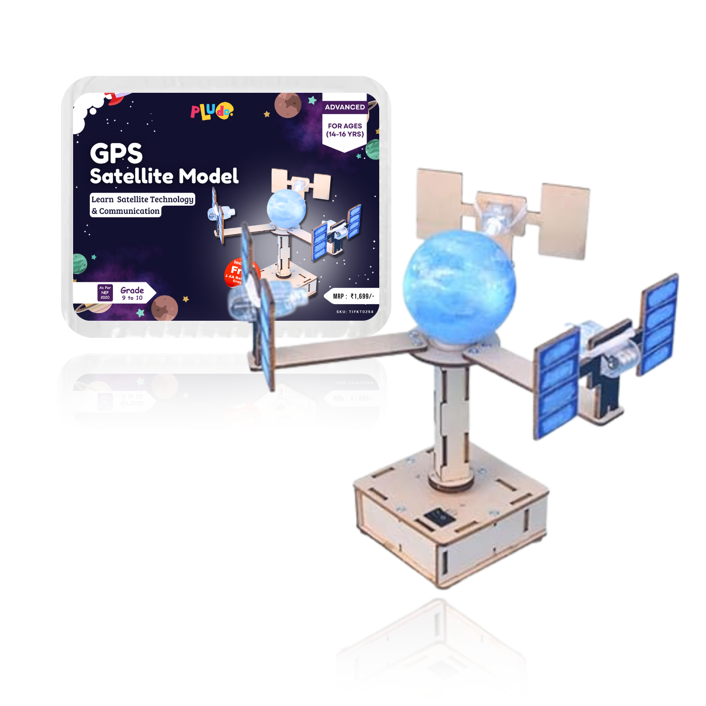 Pludo GPS Satellite Model DIY Kit