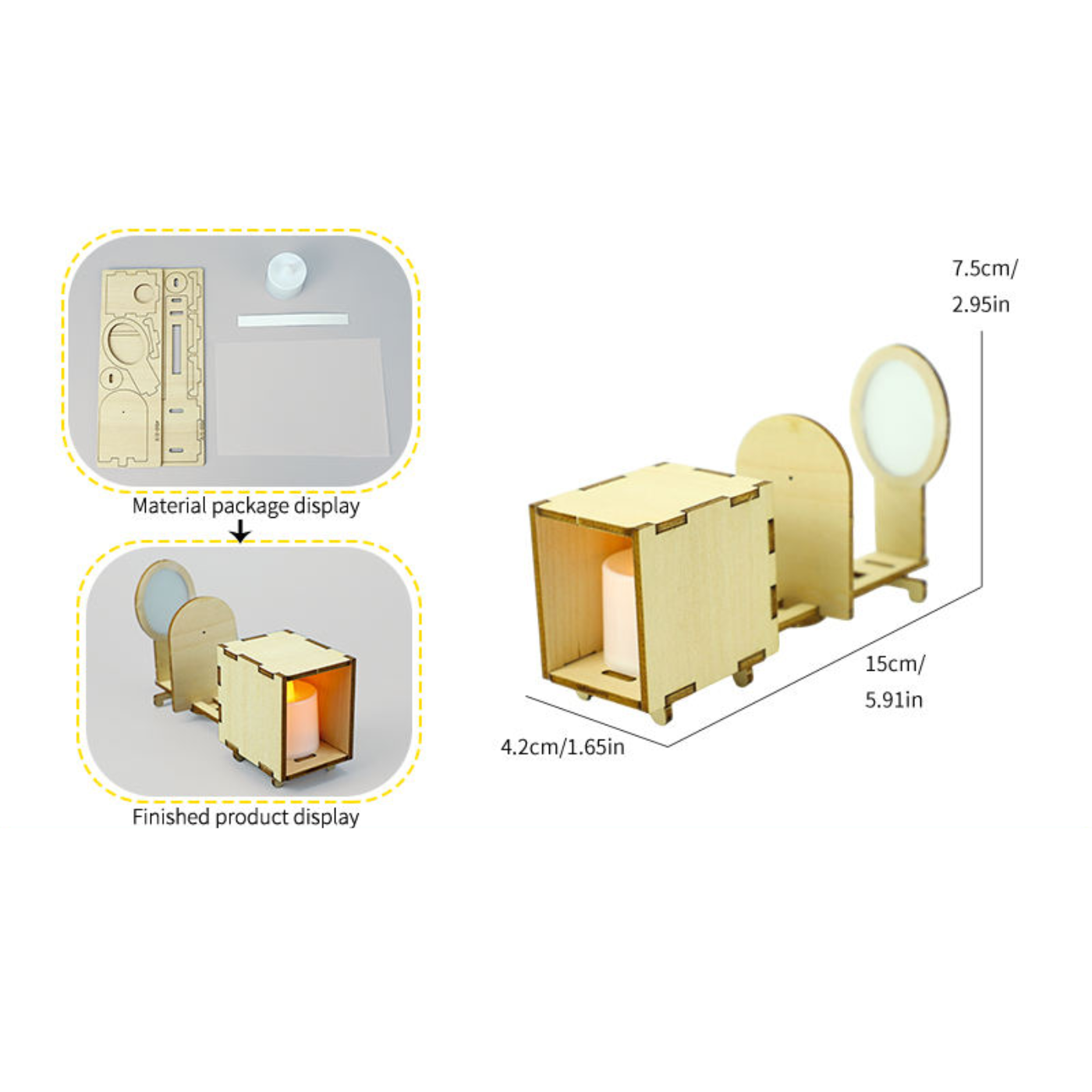 Pludo STEM Kit Pinhole Explorer – DIY STEM Kit for Kids 8–11 | Small Hole Imaging Learning Project - Robocraze