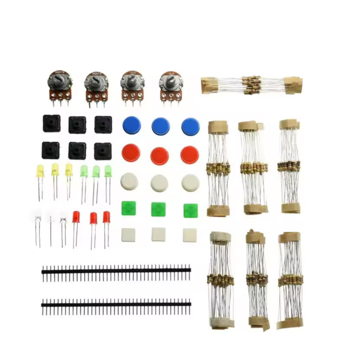 Universal Electronic Component Kit A1 – Resistors, LEDs, Potentiometers & Switches Starter Pack-picture-24