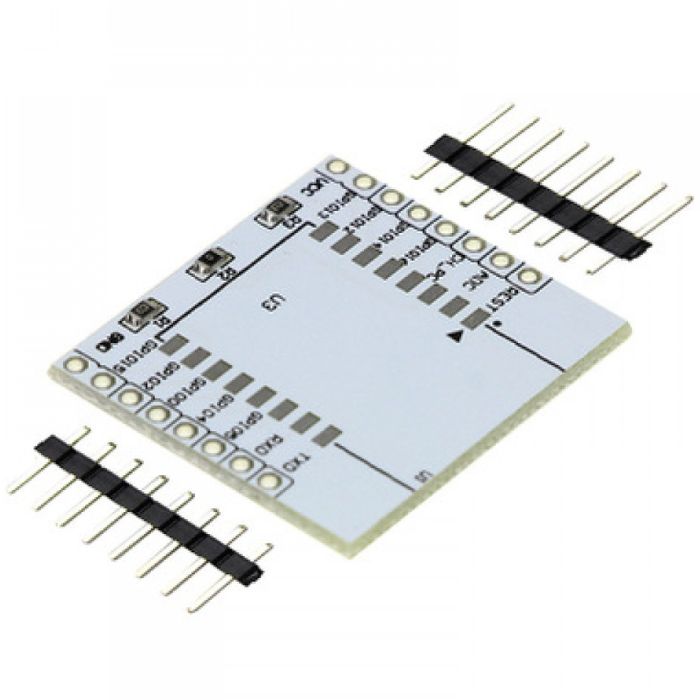 ESP 12E/12F Breakout Board (White) – ESP8266 breakout for easy prototyping. -Nodemcu ESP Board -Robocraze