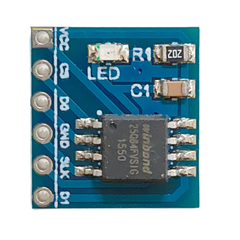 W25Q64 NorFlash Storage Module – Compact Raspberry Pi SD card alternative for extra storage. -Robocraze