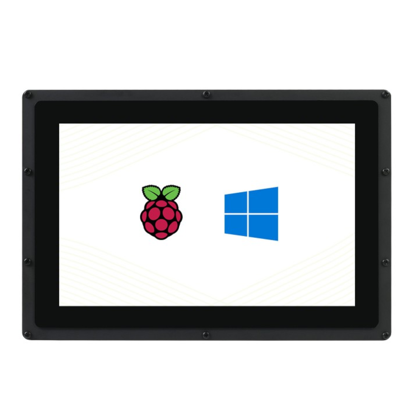Waveshare 10.1-Inch 1280×800 HDMI IPS Capacitive Touchscreen LCD (B) Display with Case -Displays -LCD Displays -Robocraze