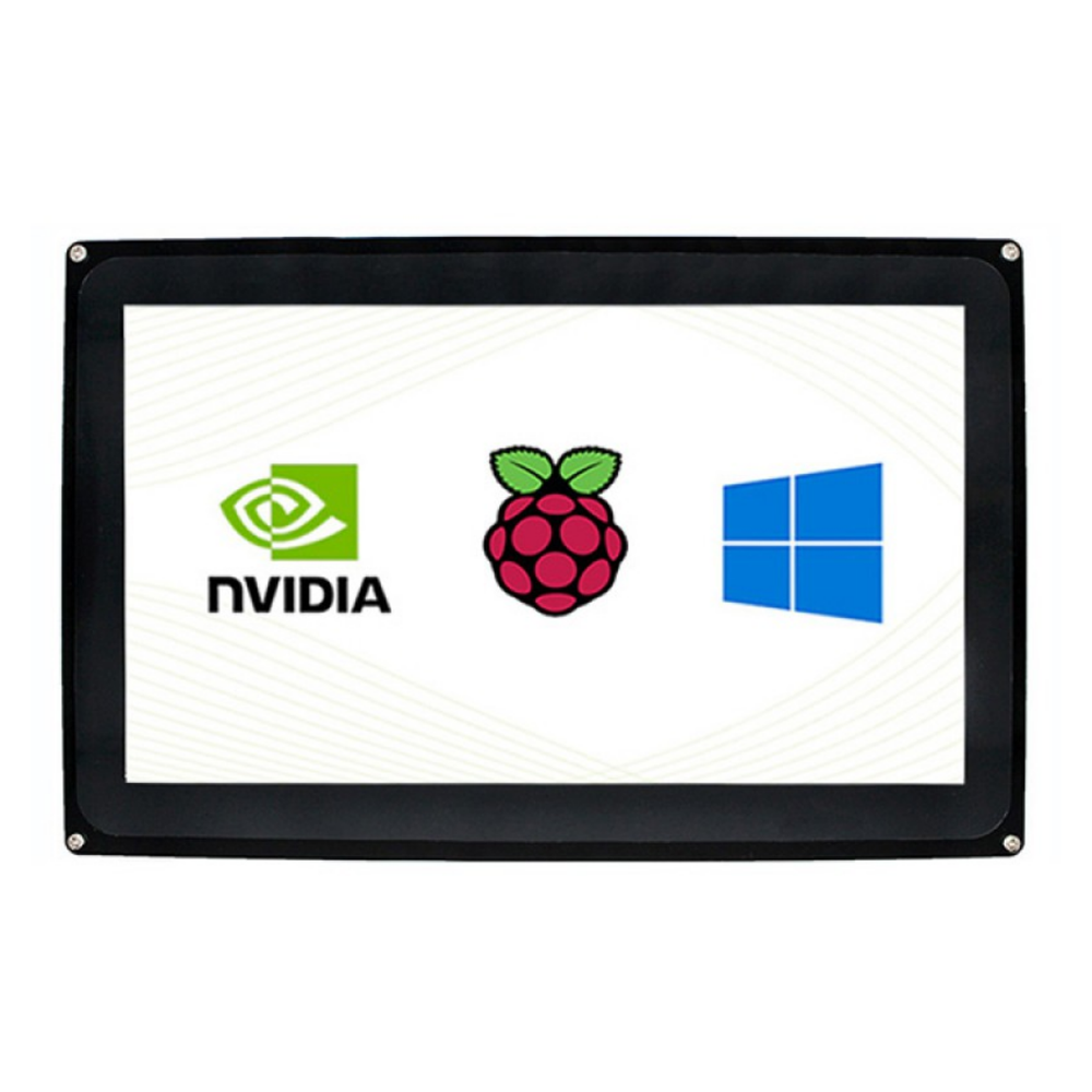 Waveshare 10.1inch 1024×600 HDMI LCD (H) Capacitive Touch Screen with Case -Displays -LCD Display -Robocraze
