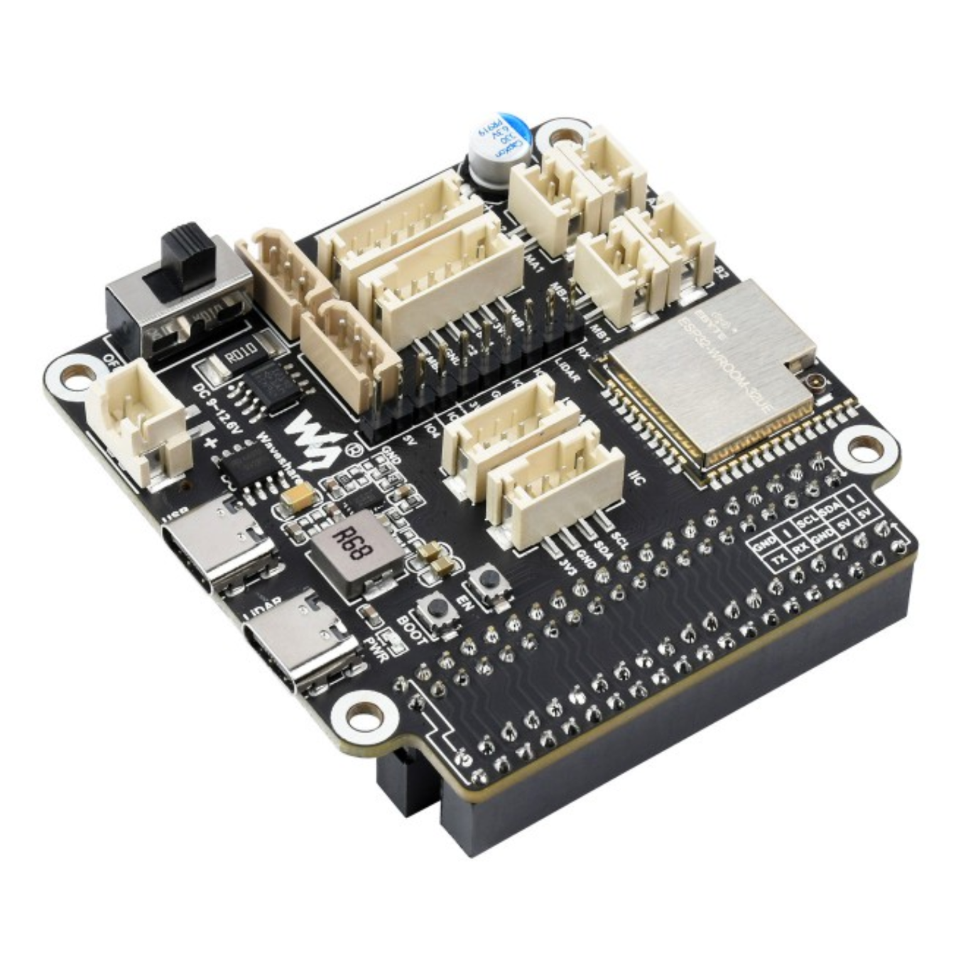 Waveshare ESP32-Based General Driver board for Robots supports Wi-Fi & Bluetooth-picture-14