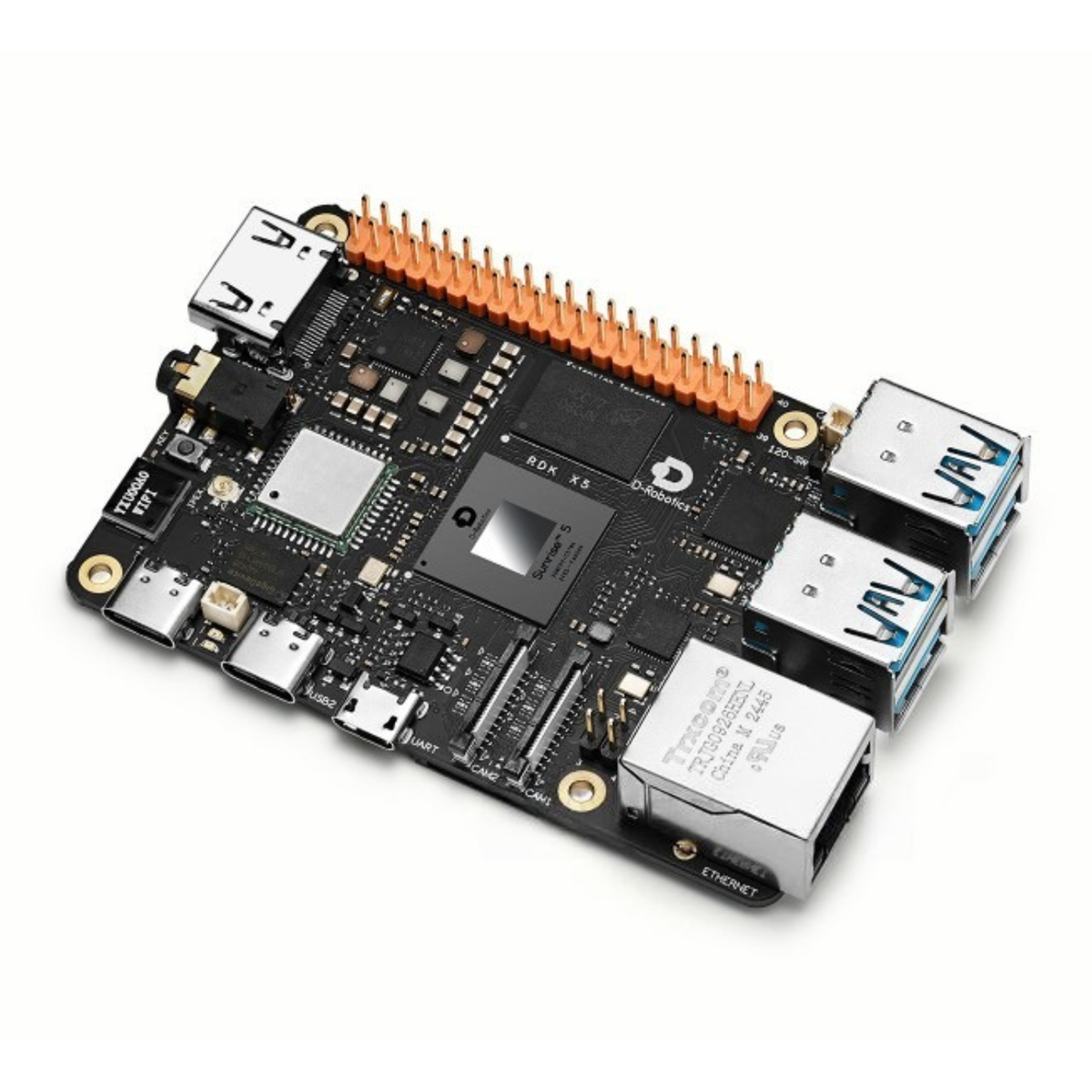Waveshare RDK X5 Development Board 8GB RAM | Sunrise 5, Octa-Core Cortex-A55, 10 TOPS AI -Development Boards -Other SBC -Robocraze