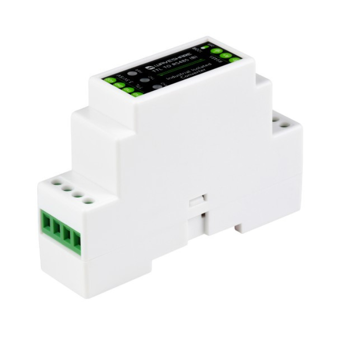 Waveshare TTL to RS485 Industrial Isolated Converter Rail-Mount with Multi-Isolation Protection -Robocraze